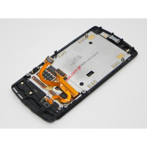 Γνήσια πρόσοψη Nokia 700 Black με το τζαμάκι αφής digitizer και την οθόνη σε μαύρο χρώμα