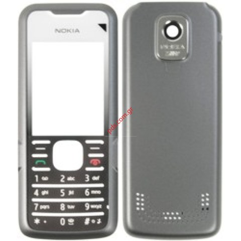 Γνήσια πρόσοψη Nokia 7210s με καπάκι μπαταρίας σε χρώμα Graphite.