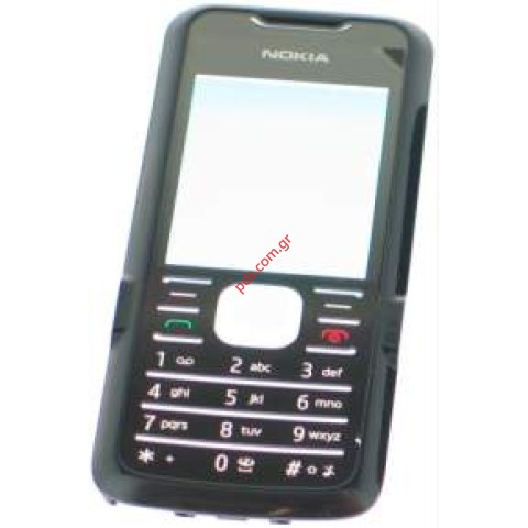 Γνήσια πρόσοψη Nokia 7210Supernova Μαύρη με τζαμάκι 