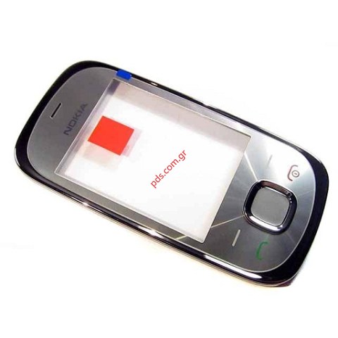 Γνήσια πρόσοψη Νokia 7230 Ασημί με μαύρο περιλαμβάνει το τζαμάκι Γνήσια πρόσοψη Νokia 7230 Ασημί με μαύρο περιλαμβάνει το τζαμάκι
