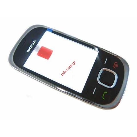 Γνήσια πρόσοψη ΝΟΚΙΑ 7230 Black μαύρη περιλαμβάνει το τζαμάκι