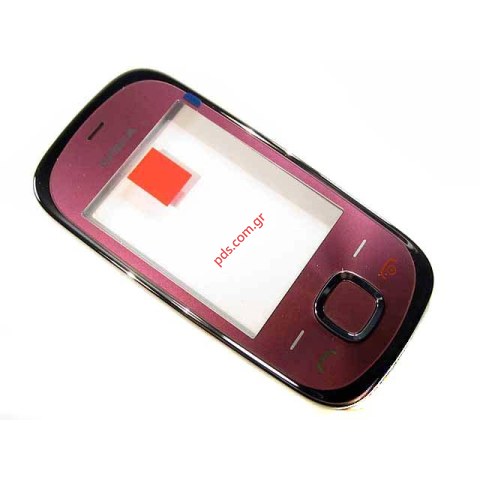 Γνήσια πρόσοψη ΝΟΚΙΑ 7230 Pink περιλαμβάνει το τζαμάκι σε ροζ χρπώμα