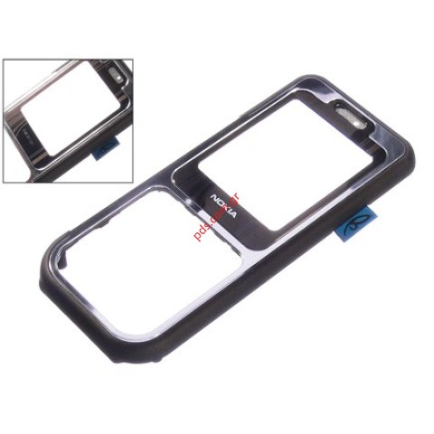 Γνήσια πρόσοψη Nokia 7360 Dark Brown  με το τζαμάκι