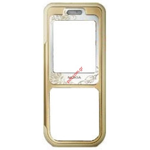 Γνήσια πρόσοψη Nokia 7360 Warm Amber με το τζαμάκι