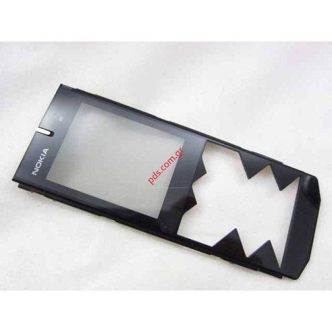 Γνήσια πρόσοψη Nokia 7900 Prism Black σε μαύρο χρώμα Γνήσια πρόσοψη Nokia 7900 Prism Black σε μαύρο χρώμα