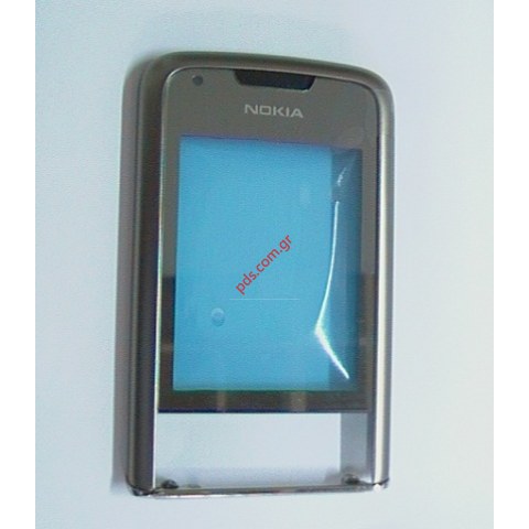Γνήσια πρόσοψη Nokia 8800 Arte Carbon Grey (REFURBISHED) σε γκρί χρώμα. Γνήσια πρόσοψη Nokia 8800 Arte Carbon Grey (REFURBISHED) σε γκρί χρώμα.