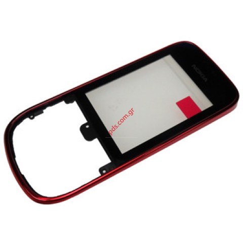 Γνήσια πρόσοψη Nokia Asha 202, 203 περιλαμβάνει το τζάμι Touch Unit Red Γνήσια πρόσοψη Nokia Asha 202, 203 περιλαμβάνει το τζάμι Touch Unit Red