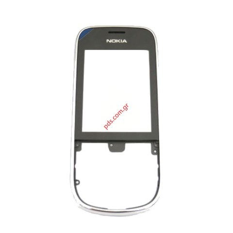 Γνήσια πρόσοψη Nokia Asha 202, 203 Silver περιλαμβάνει το τζάμι Touch Unit silver/chrome Γνήσια πρόσοψη Nokia Asha 202, 203 Silver περιλαμβάνει το τζάμι Touch Unit silver/chrome