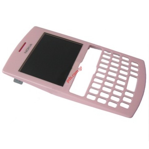 Γνήσια πρόσοψη Nokia Asha 205 Pink σε ροζ χρώμα (περιλαμβάνει το τζάμι)