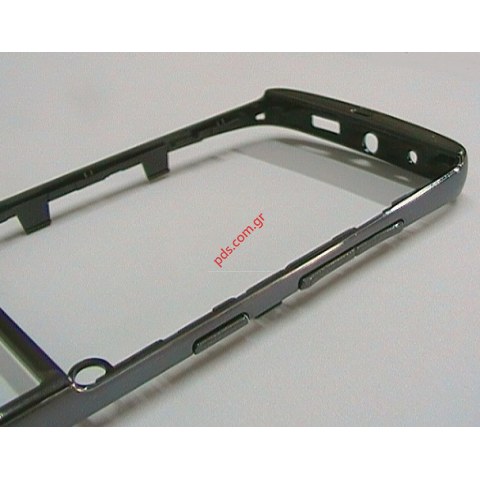 Γνήσια πρόσοψη Nokia Asha 300 Grey (ΑΔΕΙΟ) χωρίς το τζαμάκι σε γκρί χρώμα.