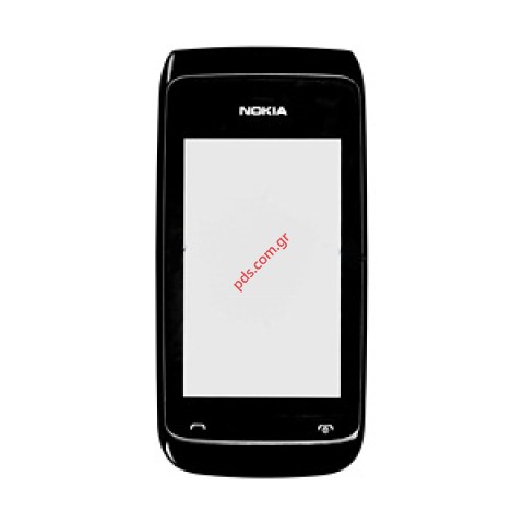 Γνήσια πρόσοψη Nokia Asha 308, 309 Grey με το τζάμι και την αφή Digitizer.