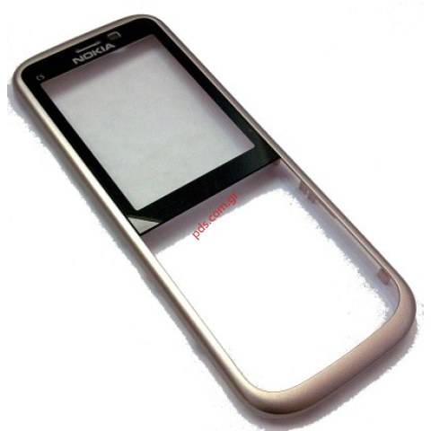 Γνήσια πρόσοψη Nokia C5-00 σε ροζ χρώμα με το τζαμάκι  Γνήσια πρόσοψη Nokia C5-00 σε ροζ χρώμα με το τζαμάκι
