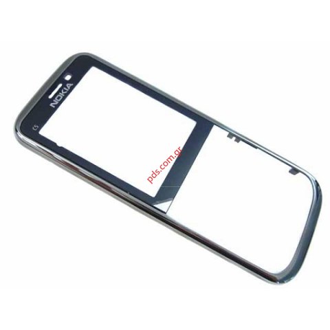 Γνήσια πρόσοψη Nokia C5 σε Warm Grey σε Γυαλιστερό χρώμα (Glossy) ΕΞΑΝΤΛΗΘΗΚΑΝ