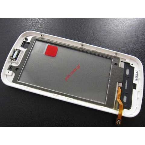 Γνήσια πρόσοψη Nokia C6-00  με το τζαμάκι αφής digitazer σε άσπρο χρώμα