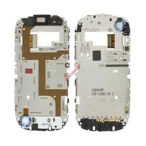 Γνήσια πρόσοψη Nokia C7-00 μεσαίο πλαίσιο Chassis με μηχανισμό και την καλωδιοταινία flex cable