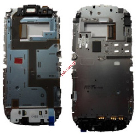 Γνήσια πρόσοψη Nokia C7-00s Oro Chassis μεσαίο πλαίσιο με μηχανισμό και την καλωδιοταινία Flex cable Chassis frame