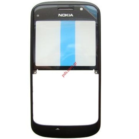 Γνήσια πρόσοψη Nokia E5 Carbon Black σε μαύρο χρώμα Γνήσια πρόσοψη Nokia E5 Carbon Black σε μαύρο χρώμα