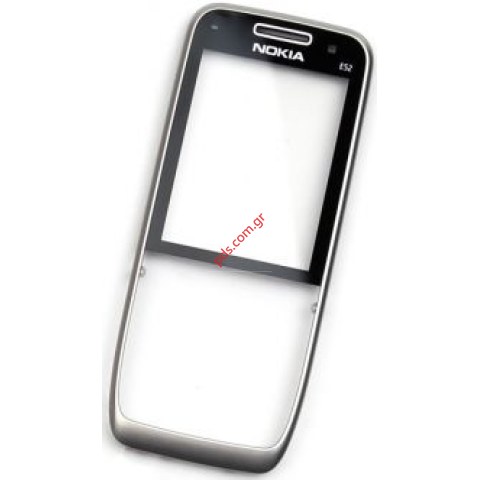 Γνήσια πρόσοψη Nokia E52 Black (περιλαμβάνετε το τζαμάκι σε μαύρο χρώμα)
