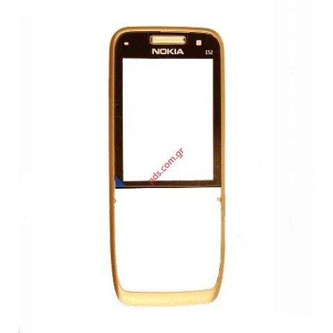 Γνήσια πρόσοψη Nokia E52 Gold (περιλαμβάνετε το τζαμάκι σε χρυσό χρώμα) gold Γνήσια πρόσοψη Nokia E52 Gold (περιλαμβάνετε το τζαμάκι σε χρυσό χρώμα) gold