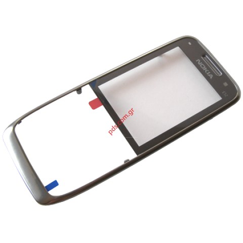 Γνήσια πρόσοψη Nokia E52 Metal Grey (περιλαμβάνετε το τζαμάκι σε μεταλικό γκρί χρώμα) Γνήσια πρόσοψη Nokia E52 Metal Grey (περιλαμβάνετε το τζαμάκι σε μεταλικό γκρί χρώμα)