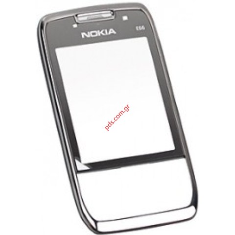 Γνήσια πρόσοψη Nokia E66 front cover Grey steel Γνήσια πρόσοψη Nokia E66 front cover Grey steel