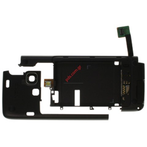 Γνήσια πρόσοψη Nokia E90 πίσω πλαίσιο σετ καφέ