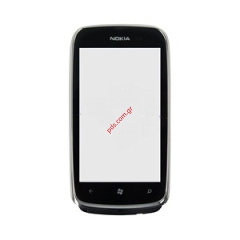 Γνήσια πρόσοψη Nokia Lumia 610 με το τζαμάκι και την αφή σε λευκό χρώμα (Nickel) Γνήσια πρόσοψη Nokia Lumia 610 με το τζαμάκι και την αφή σε λευκό χρώμα (Nickel)