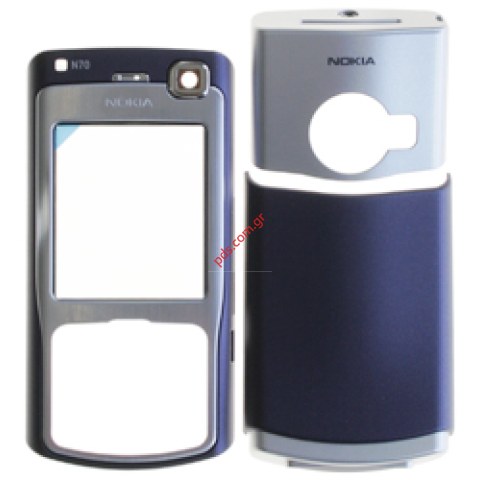 Γνήσια πρόσοψη Nokia N70 Blue silver set 3 τεμάχια  Γνήσια πρόσοψη Nokia N70 Blue silver set 3 τεμάχια