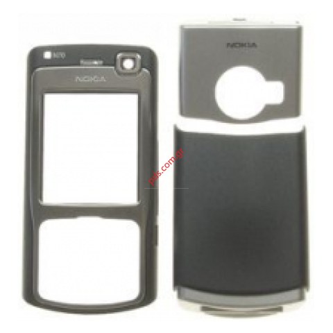 Γνήσια πρόσοψη ΝΟΚΙΑ N70 Μαύρο γκρί χρώμα Γνήσια πρόσοψη ΝΟΚΙΑ N70 Μαύρο γκρί χρώμα
