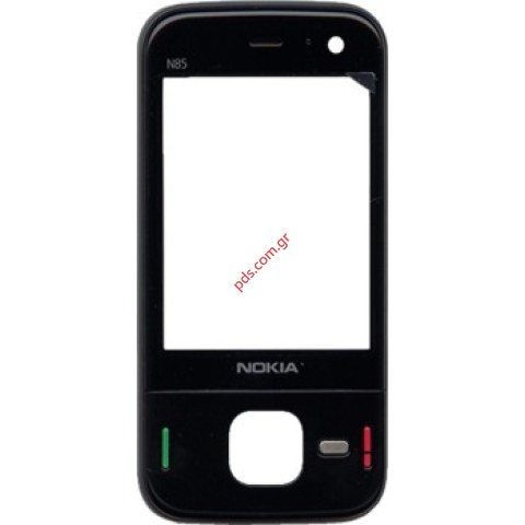 Original front cover Nokia N85 in CHERRY BLACK color whith function keypad and len window Original front cover Nokia N85 in CHERRY BLACK color whith function keypad and len window