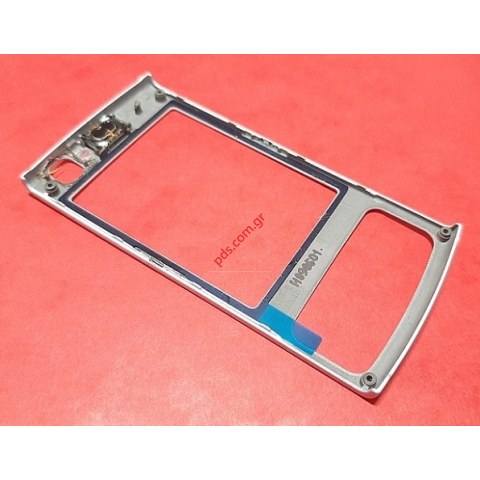 Γνήσια πρόσοψη Nokia N95 Ασημί Front Cover fACE Metal (LIMITED STOCK)