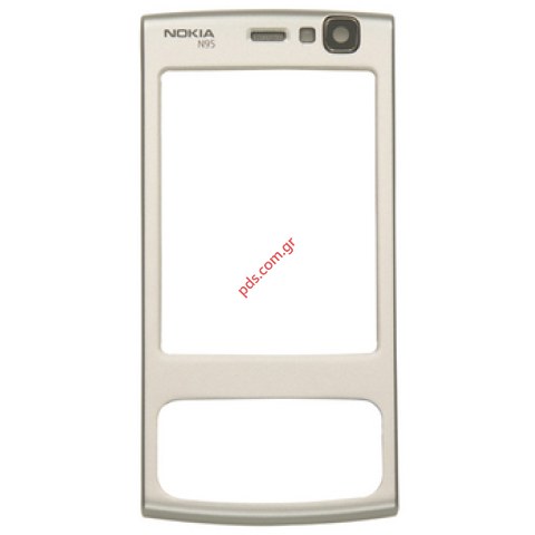 Γνήσια πρόσοψη Nokia N95 Ασημί Front Cover fACE Metal (LIMITED STOCK) Γνήσια πρόσοψη Nokia N95 Ασημί Front Cover fACE Metal (LIMITED STOCK)