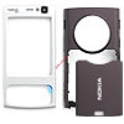 Γνήσια πρόσοψη Nokia N95 σε χρώμα σκούρο μώβ (PLUM) set 3 pcs.