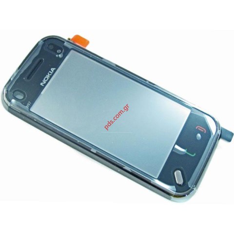 Γνήσια πρόσοψη Nokia N97 Mini με το τζαμάκι αφής digitazer σε μαύρο χρώμα 