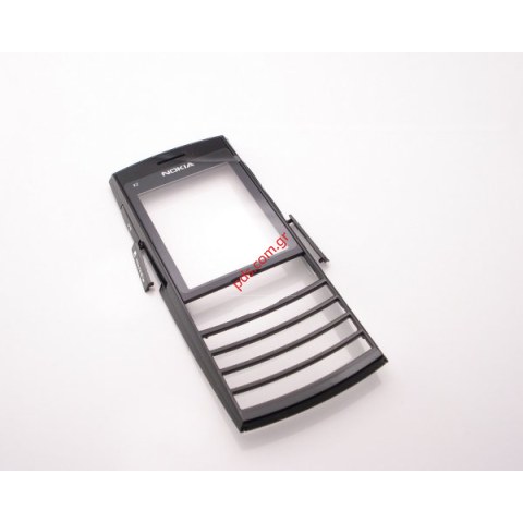 Original fronτ cover Nokia X2-02 black with len (SOLD OUT NOT EXACTLY DELIVERY DATE)
