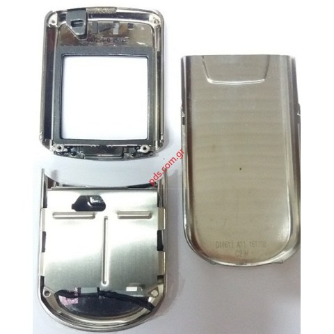 Γνήσια πρόσοψη ολοκληρή ασημί Νokia 8800 Silver (Set 3 pcs)