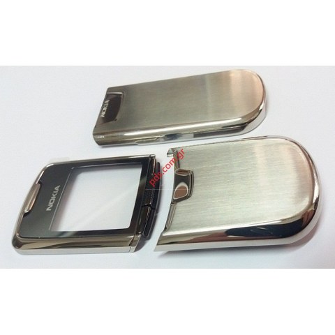 Γνήσια πρόσοψη ολοκληρή ασημί Νokia 8800 Silver (Set 3 pcs)