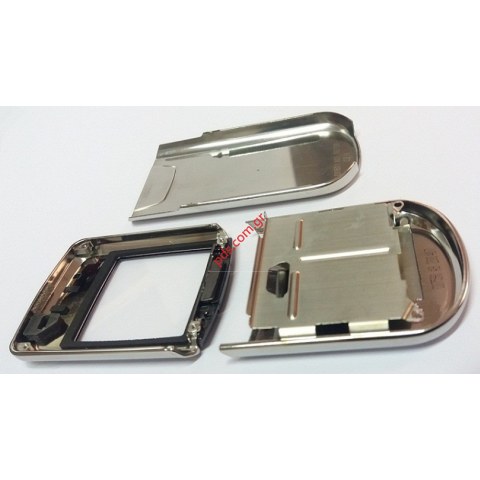 Γνήσια πρόσοψη ολοκληρή ασημί Νokia 8800 Silver (Set 3 pcs)