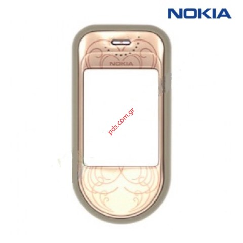 Γνήσια πρόσοψη οθόνης Nokia 7373 A Cover Pink