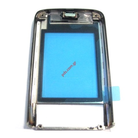 Γνήσια πρόσοψη πλαίσιο και τζαμάκι οθόνης Nokia 8800 Arte UI Cover, Display glass Black (REFURBISHED) σε μαύρο χρώμα