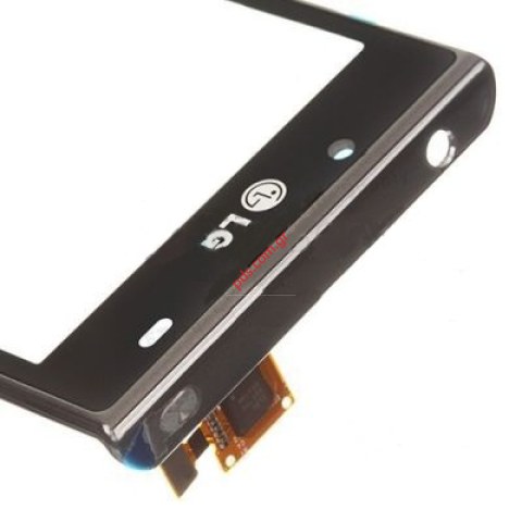 Original front cover plate LG Optimus L7 P700 in black color.