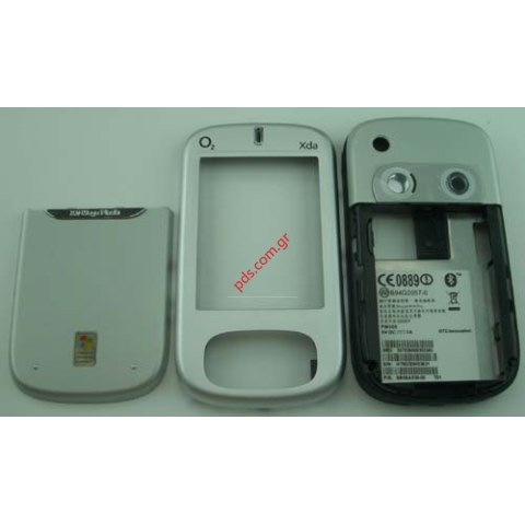 Γνήσια πρόσοψη QTEK S200 ασημί (κομπλέ 3 τεμάχια) 