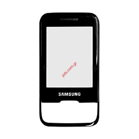 Γνήσια πρόσοψη Samsung GT E2600 Black με το τζαμάκι