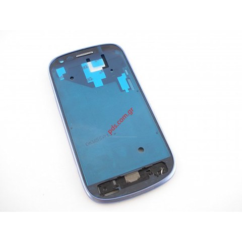 Γνήσια πρόσοψη Samsung GT Galaxy S 3 Mini i8190 Blue σε μπλέ χρώμα. Γνήσια πρόσοψη Samsung GT Galaxy S 3 Mini i8190 Blue σε μπλέ χρώμα.