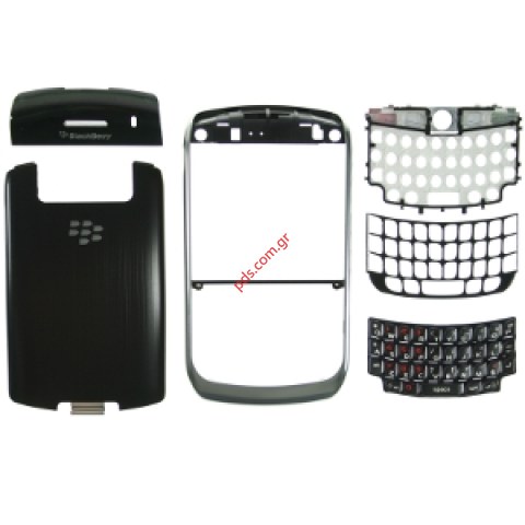 Γνήσια πρόσοψη σετ BlackBerry 8900 Curve Black