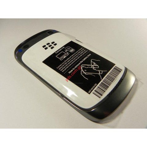Γνήσια πρόσοψη σετ BlackBerry 9360 Curve με πληκτρολόγιο λευκή.