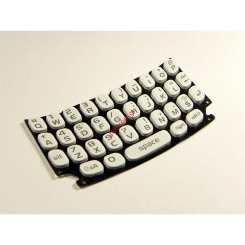 Γνήσια πρόσοψη σετ BlackBerry 9360 Curve με πληκτρολόγιο λευκή.