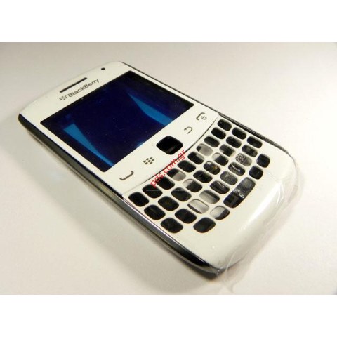 Γνήσια πρόσοψη σετ BlackBerry 9360 Curve με πληκτρολόγιο λευκή.