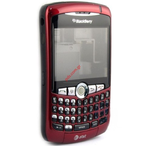 Γνήσια πρόσοψη σετ BlackBerry Curve 8310 Red με πληκτρολόγιο