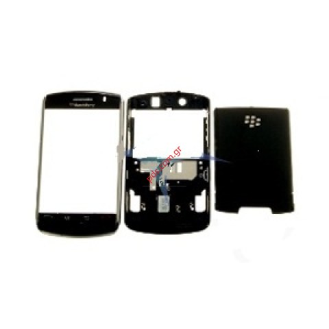 Γνήσια πρόσοψη σετ BlackBerry Storm 9500 Black (3 pcs)